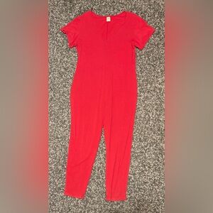 Red Smash & Tess Romper
